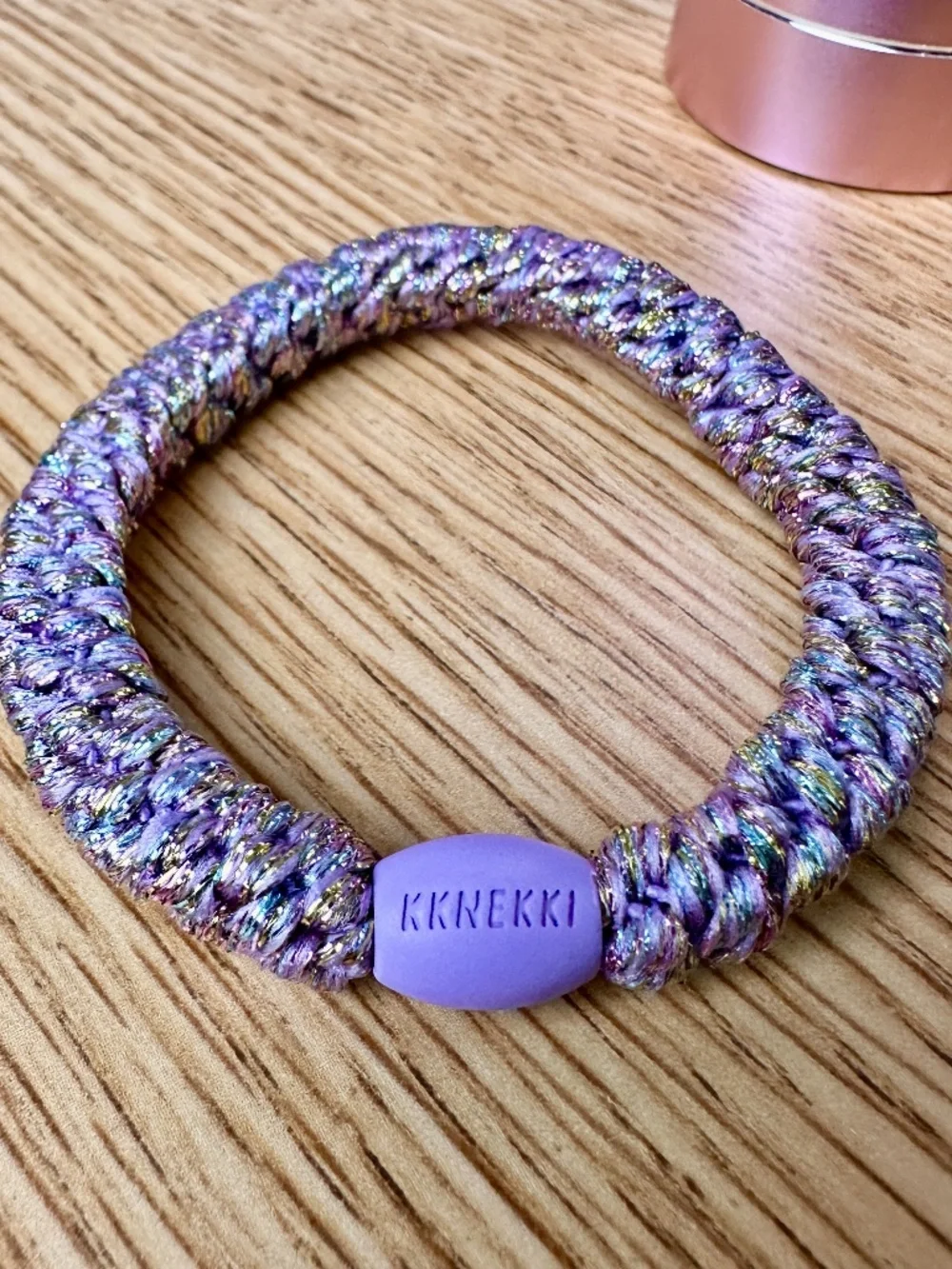 NWT 4-Bundle KKNEKKI Authentic Original Hair Ties Elastics New Purples and Pinks